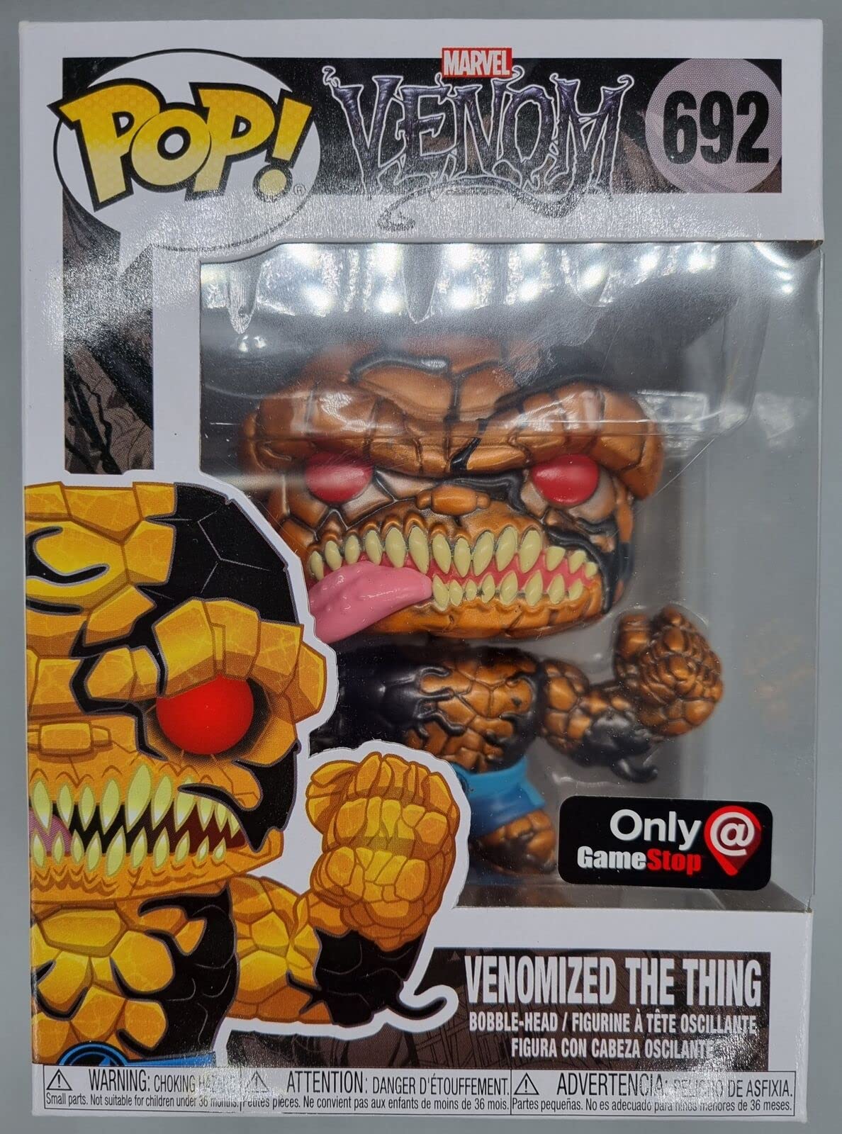 Funko Exclusivo Venomized The Thing Metallic | Amazon.com.br